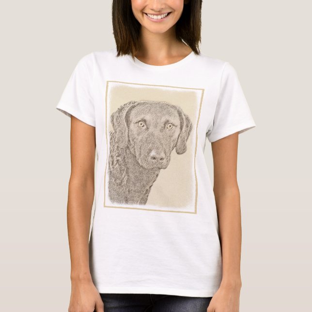 T-shirt Retriever de Chesapeake Bay Peinture originale de  (Devant)