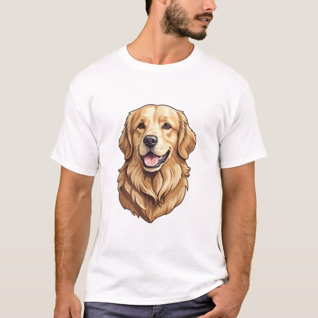 T-shirt Retriever doré  (Devant)