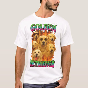 T-shirt Retriever doré