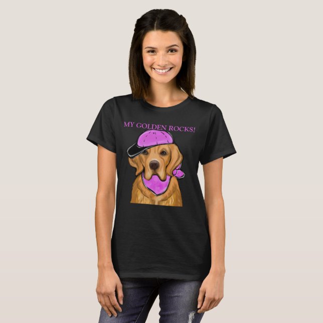 T-SHIRT RETRIEVER DORÉ  (Devant entier)