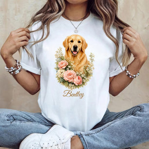 T-shirt Retriever doré