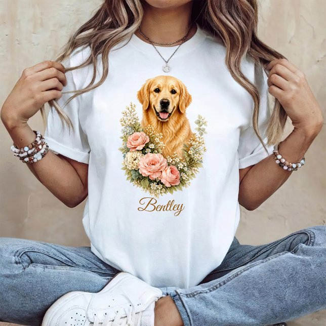 T-shirt Retriever doré (Créateur téléchargé)