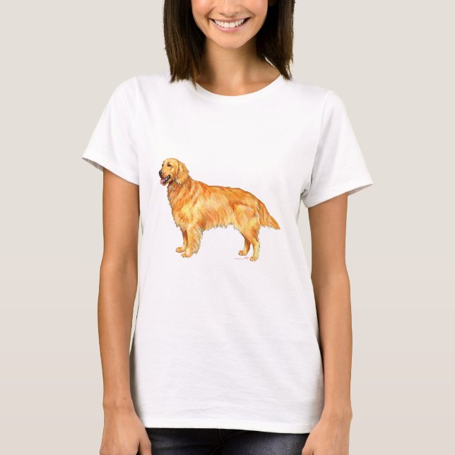 T-shirt Retriever doré (Devant)