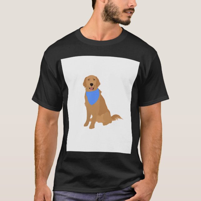 T-shirt Retriever doré (Devant)