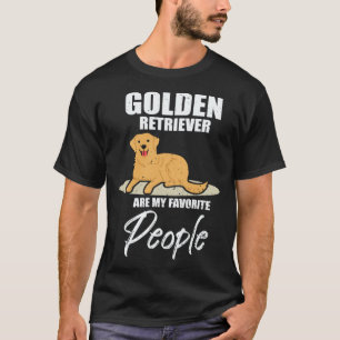 T-shirt Retriever doré Personnes préférées Chien