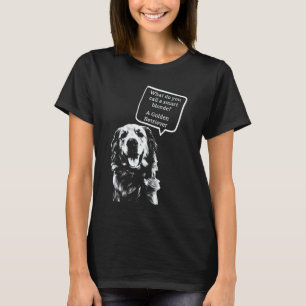 T-shirt Retriever doré pour femmes d'idée & Retriever dor