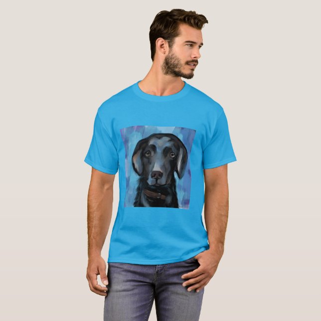 T-shirt Retriever du Labrador  (Devant entier)