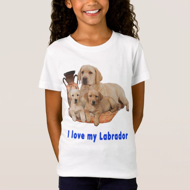 T-Shirt Retriever du Labrador (Devant)