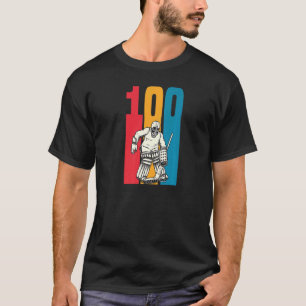 T-shirt Retro 100 ans de hockey sur glace gardien de but 1