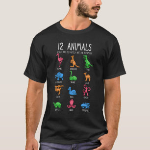 T-shirt Rétro 12 Autres Animaux Qui Ne Sont Certainement P