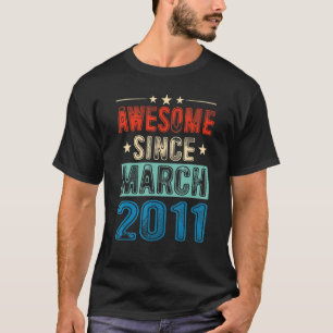 T-shirt Retro 12e anniversaire garçons 912 année stupéfian