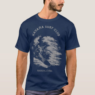 T-shirt Retro 1947 Havana Cuba Surf Club Surfer Vintage
