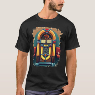 T-shirt Retro 1950 Jukebox Vibes Nostalgic Tee