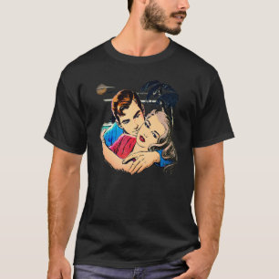 T-shirt Retro 1950 True Romance Novel Cover Rockabilly Cl