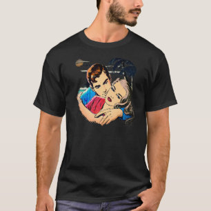 T-shirt Retro 1950 True Romance Novel Cover Rockabilly Cl