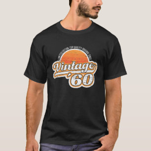 T-shirt Rétro 1960'S 60E Anniversaire Funny Vintage Rétro