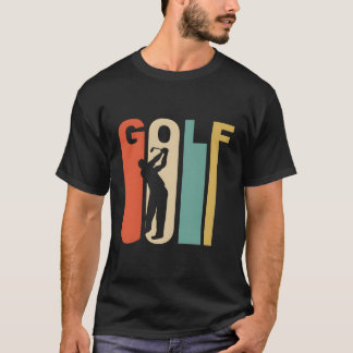 T-shirt Retro 1970 Style Golfing Golf Sports