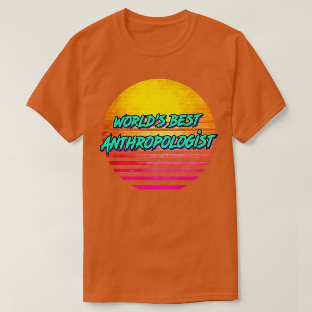T-shirt Retro 1980s Anthropology (Design devant)