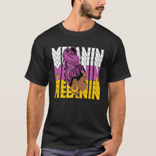 T-shirt Retro 1 Fraternité Tee Melanin Queen Girl Brother