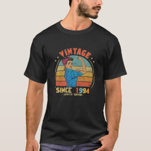 T-shirt Retro 28E Anniversaire Vintage Depuis 1994 Anniver