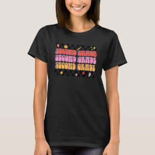 T-shirt Retro 2e année filles garçons Teacher Team 2e Arg