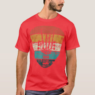 T-shirt Retro 60s les années 70 Rock and Roll Skeleton Gui