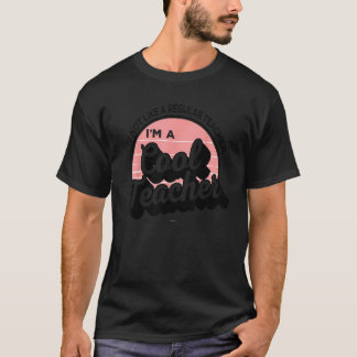 T-shirt Rétro 70 Not Like A Regular Teacher I'm Cool Teac