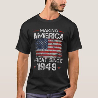 T-shirt Rétro 73ème Anniversaire Rendre l'Amérique grande 