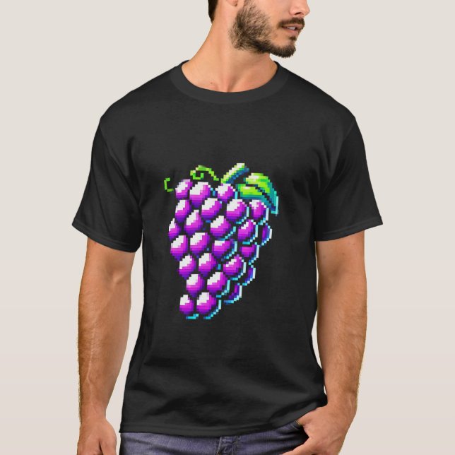 T-shirt Retro 80s 8 bits Jeu vidéo Arcade Gamer Matching C (Devant)