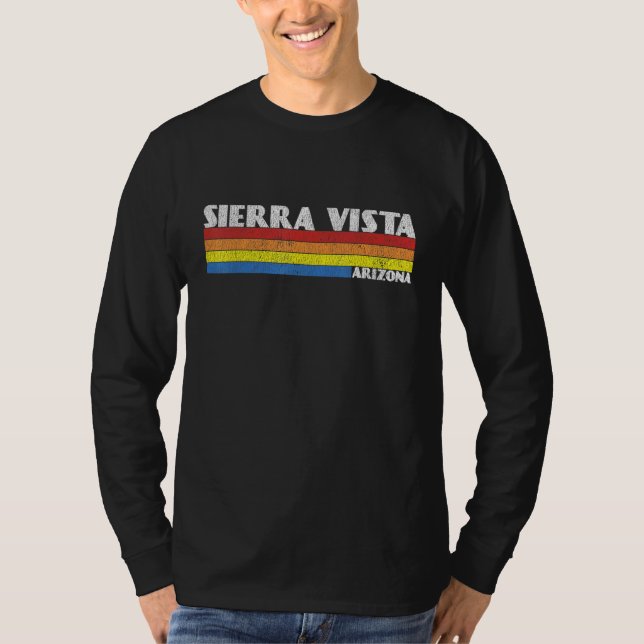 T-shirt Retro 80s Arizona AZ Souvenir Sierra Vista (Devant)