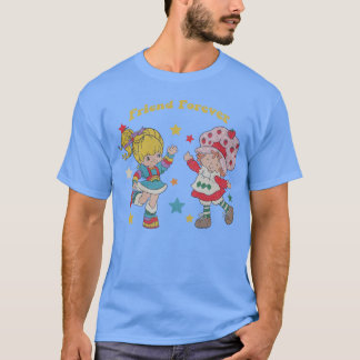 T-shirt retro 80s Cartoon strawbery garden rainbow brite s