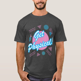 T-shirt Retro 80s Exercice Vintage 1980s Costume Gym