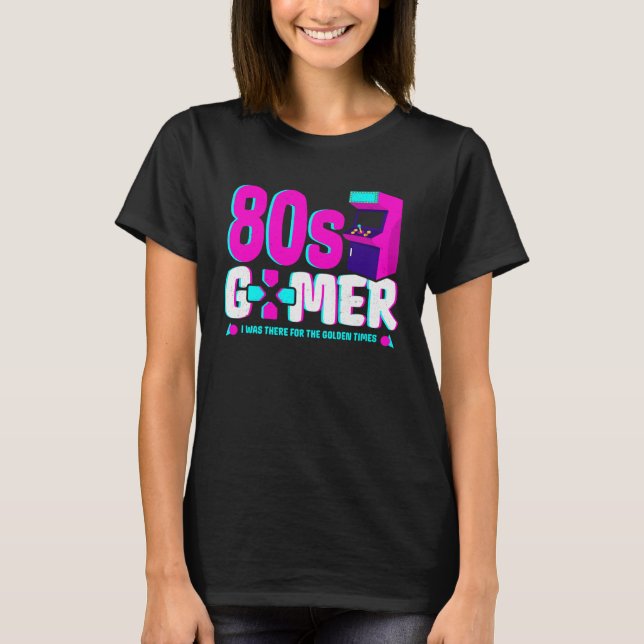 T-shirt Retro 80s Gamer Arcade OG Gamer Nostalgia Old Ga (Devant)