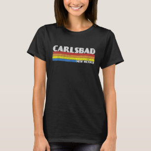T-shirt Retro 80s Nouveau Mexique NM Souvenir Carlsbad