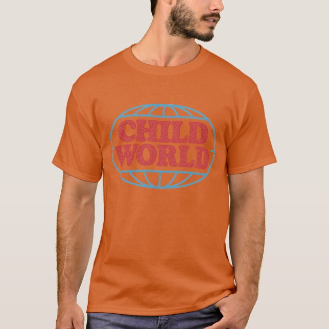 T-shirt REtro 80s style ENFANT WORLD (Devant)