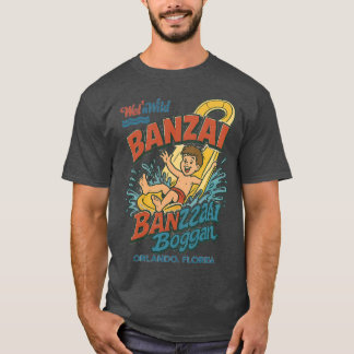 T-shirt Retro 80s-style waterpark BANZAI ORLANDO, FLORIDA