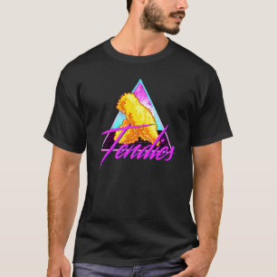 T-shirt Rétro 80s Vaporwave Tendres de Poulet Mème Dank