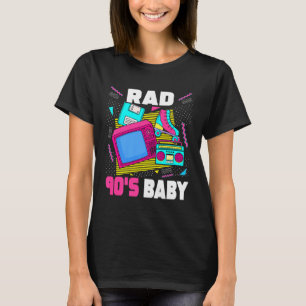 T-shirt Retro 90s Rad Baby Nostalgie esthétique 1990s Radi