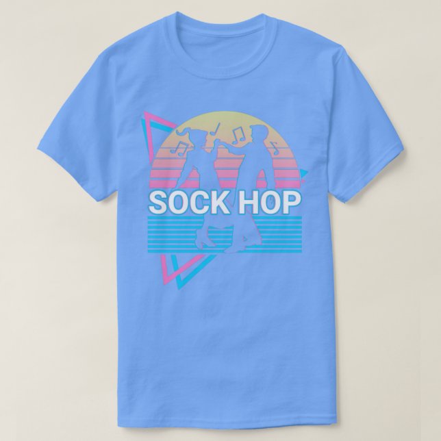 T-shirt Rétro à sock Hop (Design devant)