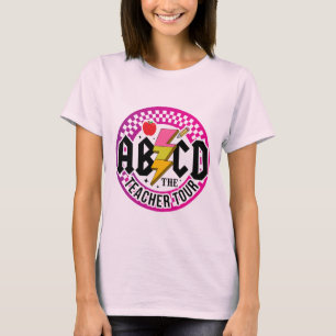 T-shirt Retro ABCD Teacher Tour