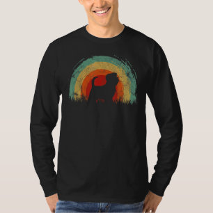 T-shirt Retro Affenpinscher Vintage Chien arc-en-ciel Homm