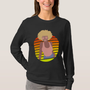 T-SHIRT RETRO AFRO QUEEN - REINE AFRO-AMÉRICAINE