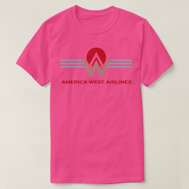 T-shirt Retro Airlines America West Airlines (Design devant)
