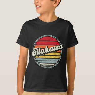 T-shirt Retro Alabama Accueil Cool d'Etat les années 70 St
