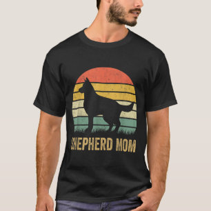T-shirt Retro Allemand Berger Maman Cadeau Chien Mère Anim