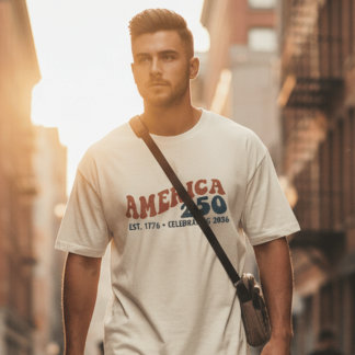 T-Shirt Rétro Amérique 250e Anniversaire | Vintage