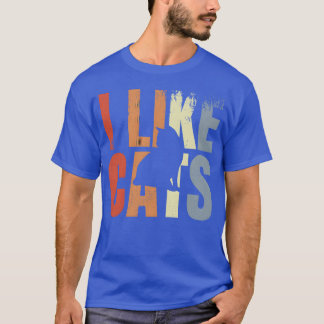 T-shirt Rétro Amoureux des chats