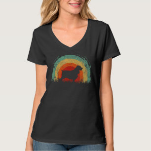 T-shirt Retro Anglais Springer espagnol Chien arc-en-ciel