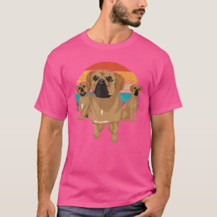 T-shirt Retro Animal Chien Propriétaire de chien Animaux d