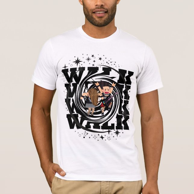 T-shirt rétro Anime Star Warrior (Devant)